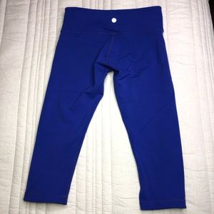 Lululemon Wonder Under Capri Leggings Crop Pants